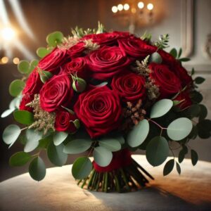 Red Bouquet of Exquisite red roses
